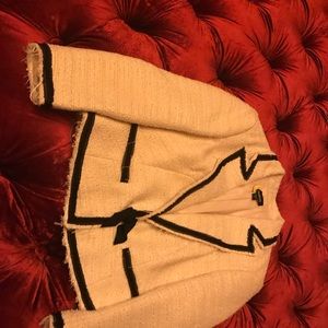 Beautiful White Sparkling Cute Jacket!!